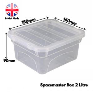 Spacemaster Storage Box & Lid Size 01 (2 Litre)